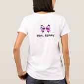 ハロウィンパーソナライズされた先生FaBOOless Tシャツ (裏面)