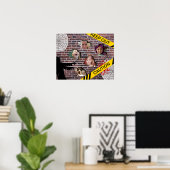 ハロウィンパーソナライズされた家族の写真 ポスター (ホームオフィス)