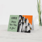 ハロウィンパーソナライズされた誕生日カード カード (正面)