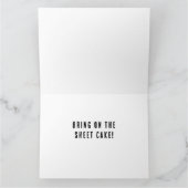 ハロウィンパーソナライズされた誕生日カード カード (内部)