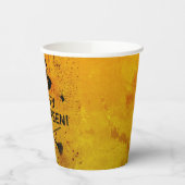 ハロウィンパーティグランジウィッチハットスパイダー 紙コップ (左)