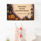 ハロウィンパーティーお化け屋敷 横断幕 (インサイチュ)