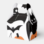 ハロウィンパーティーお菓子入れカスタムパンプキン箱 フェイバーボックス (裏面サイド)