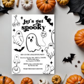 ハロウィンパーティーだよ、怖い雰囲気を楽しもう 招待状