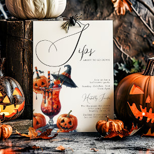 ハロウィンパーティーでお酒を飲むぞ 招待状