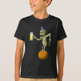 ハロウィンパーティーでゴーストと乾杯 Tシャツ