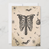 ハロウィンパーティーにうずうずしてる？ハロウィンパーティーの招待状 招待状 (裏面)