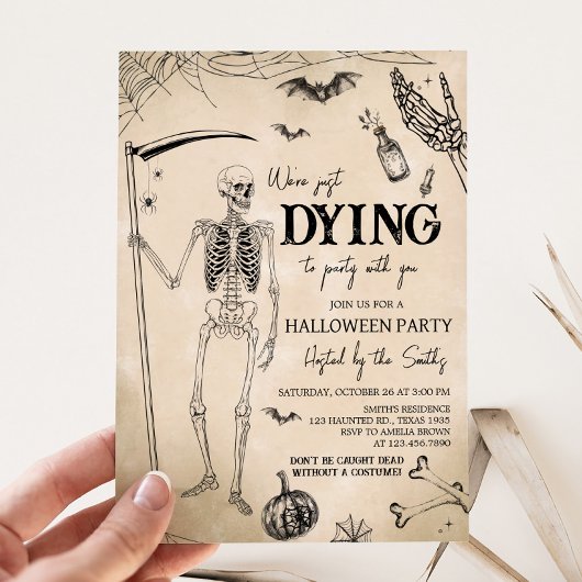 ハロウィンパーティーにうずうずしてる？ハロウィンパーティーの招待状 招待状