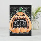 ハロウィンパーティーにご招待 招待状 (スタンド正面)