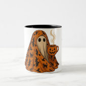ハロウィンパーティーにぴったりのかわいいハロウィンマグカップ ツートーンマグカップ (中央)