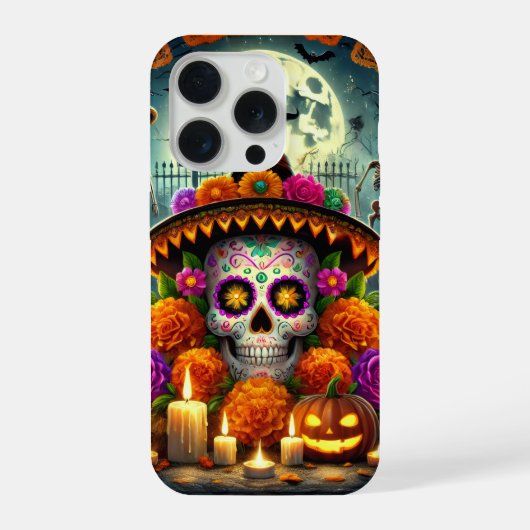 ハロウィンパーティーに最適なiPhone 15 Proケース iPhoneケース (裏面)