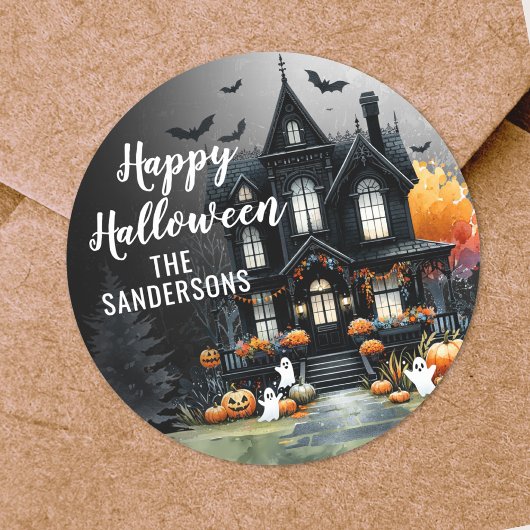 ハロウィンパーティーのお楽しみ ラウンドシール