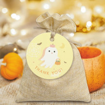 ハロウィンパーティーのお礼のギフトタグ