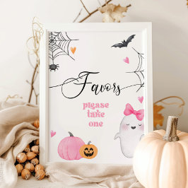 ハロウィンパーティーのお菓子をお持ち帰りください Little Boo ポスター