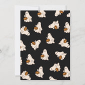 ハロウィンパーティーのお誘い - 怖いけど可愛い 招待状 (裏面)