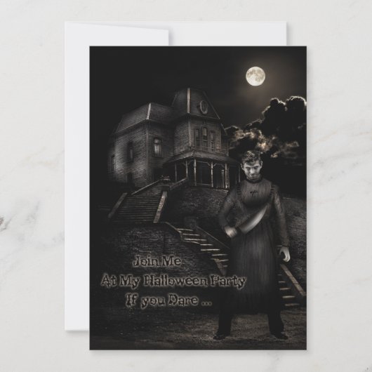 ハロウィンパーティーのご招待 招待状 (正面)