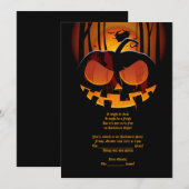 ハロウィンパーティーのご招待 招待状 (正面/裏面)