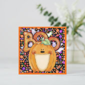 ハロウィンパーティーのご招待 招待状 (スタンド正面)