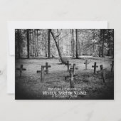 ハロウィンパーティーのカスタムヴィンテージ写真招待状 シーズンカード (正面)