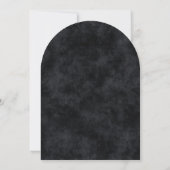 ハロウィンパーティーのカボチャの彫刻 招待状 (裏面)