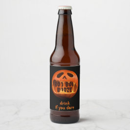 ハロウィンパーティーのドリンクテーブル装飾におすすめ ビールラベル