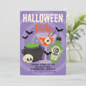 ハロウィンパーティーのドリンク 招待状 (スタンド正面)