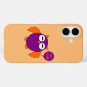 ハロウィンパーティーのフクロウ Case-Mate iPhoneケース (裏面 (横))