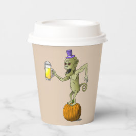 ハロウィンパーティーのモンスター 紙コップ