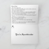 ハロウィンパーティーのルール カード (内部)