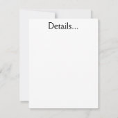 ハロウィンパーティーのヴィンテージ招待状 招待状 (裏面)