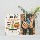 ハロウィンパーティーの写真撮影しようぜ Let's Get Sheet Faced 招待状 (スタンド正面)