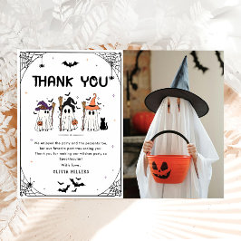 ハロウィンパーティーの写真 サンキューカード