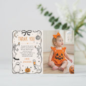 ハロウィンパーティーの写真 サンキューカード (スタンド正面)