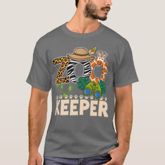 ハロウィンパーティーの動物園管理人 サファリ動物園の飼育員 Tシャツ