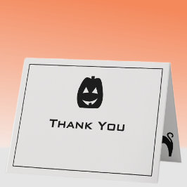 ハロウィンパーティーの友達やデート相手へのサンクスカード サンキューカード