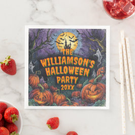 ハロウィンパーティーの名前と年号入り