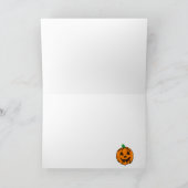 ハロウィンパーティーの子供たちカード カード (内部)