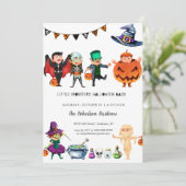 ハロウィンパーティーの子供用招待状 (スタンド正面)