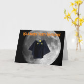 ハロウィンパーティーの招待状 カード (黄色い花)