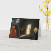 ハロウィンパーティーの招待状 カード (黄色い花)