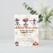 ハロウィンパーティーの招待状 - スプークタキュラーなパーティー ポストカード (スタンド正面)