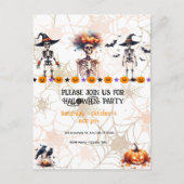 ハロウィンパーティーの招待状 - スプークタキュラーなパーティー ポストカード (正面)