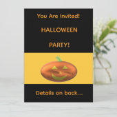 ハロウィンパーティーの招待状 セーブザデート (スタンド正面)