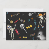 ハロウィンパーティーの招待状, ハロウィンダンスへの招待 招待状 (裏面)