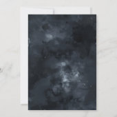 ハロウィンパーティーの招待状：呪われた家のお祭り 招待状 (裏面)