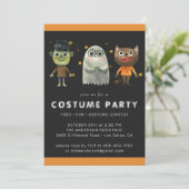 ハロウィンパーティーの招待状（子供向け） 招待状 (スタンド正面)