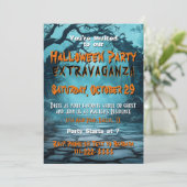 ハロウィンパーティーの招待状 招待状 (スタンド正面)