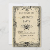 ハロウィンパーティーの招待状 招待状 (正面)