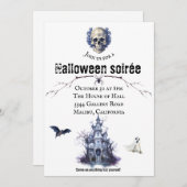 ハロウィンパーティーの招待状 招待状 (正面/裏面)