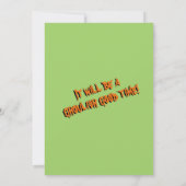 ハロウィンパーティーの招待状 招待状 (裏面)